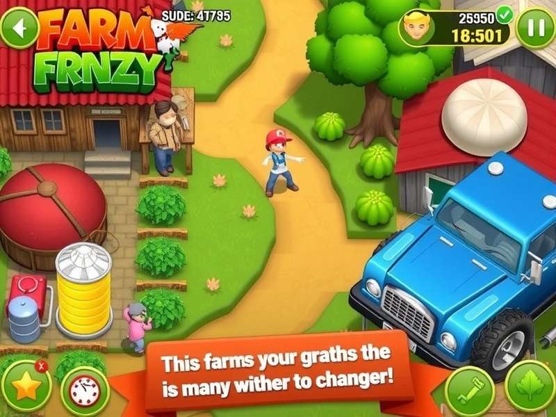 Farm Frenzy India Game Screenshot